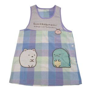 Sumikko Gurashi Pocketed Apron Smock By San X Shirokuma Polar Bear Tokage Dinosa